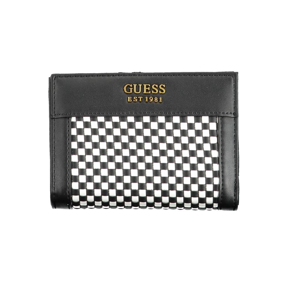 Guess Women's Black Polyurethane Wallet