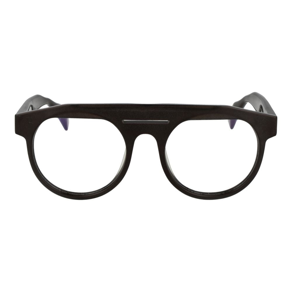 Yohji Yamamoto Braune Kunststoffbrille (Fassung)