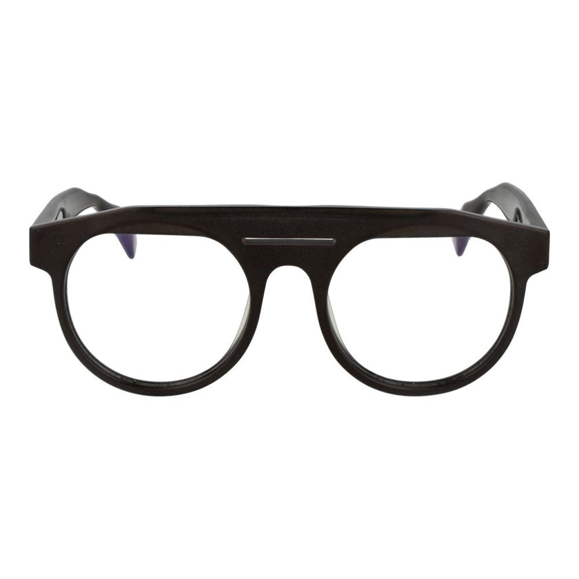 Yohji Yamamoto Braune Kunststoffbrille (Fassung)