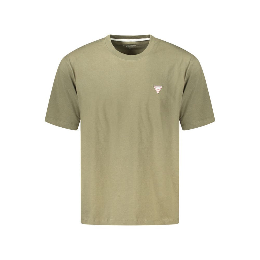 Guess Green Cotton T-Shirt for Men