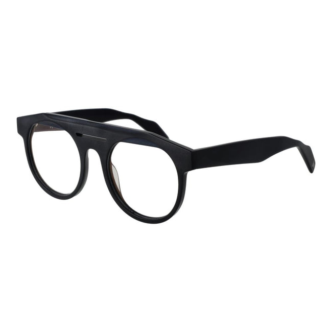 Yohji Yamamoto Schwarze Kunststoffbrille (Gestell)