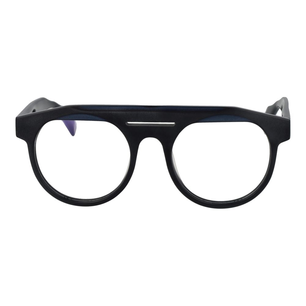 Yohji Yamamoto Schwarze Kunststoffbrille (Gestell)