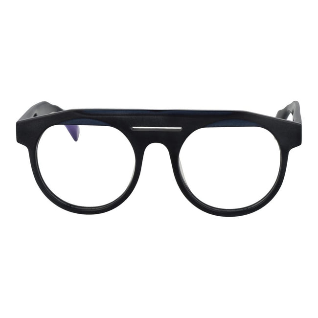 Yohji Yamamoto Schwarze Kunststoffbrille (Gestell)