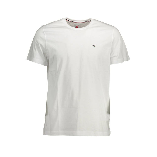 Tommy Hilfiger Weißes Herren-T-Shirt aus Baumwolle