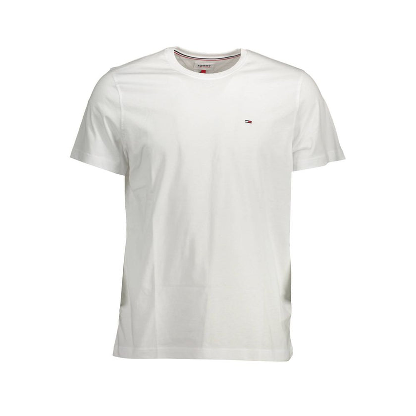 Tommy Hilfiger Weißes Herren-T-Shirt aus Baumwolle