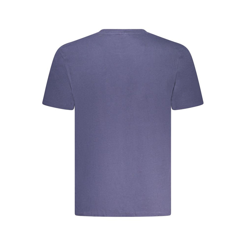 Wrangler Blaues Baumwoll-T-Shirt für Herren