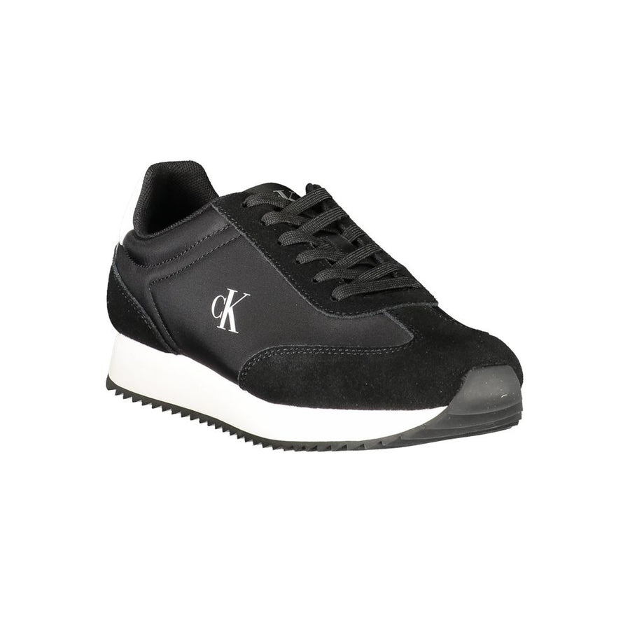 Calvin Klein Women's Black Leather Sneakers