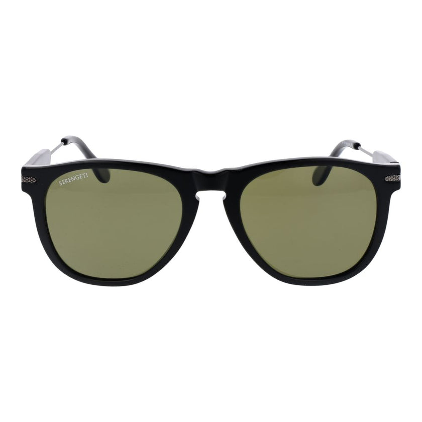 Serengeti Schwarze Sonnenbrille aus Kunststoff