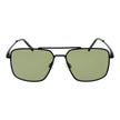 Serengeti Schwarze Sonnenbrille aus Metall