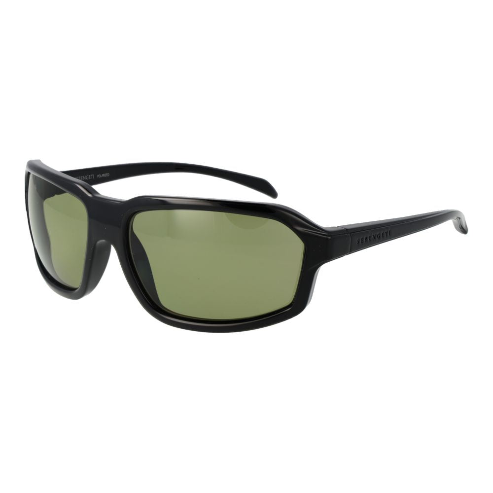 Serengeti Schwarze Sonnenbrille aus Kunststoff