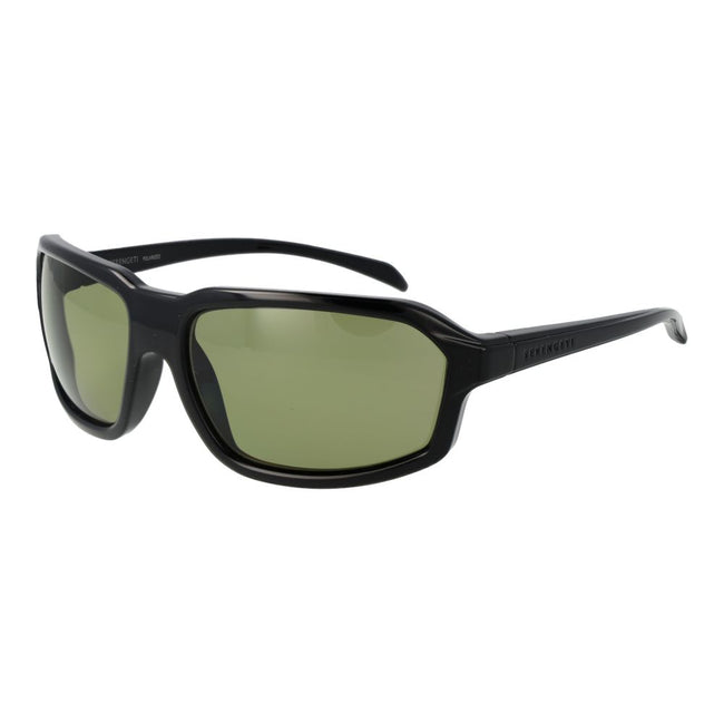 Serengeti Schwarze Sonnenbrille aus Kunststoff