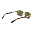 Serengeti Sonnenbrille aus Goldmetall