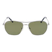 Serengeti Sonnenbrille aus silbernem Metall