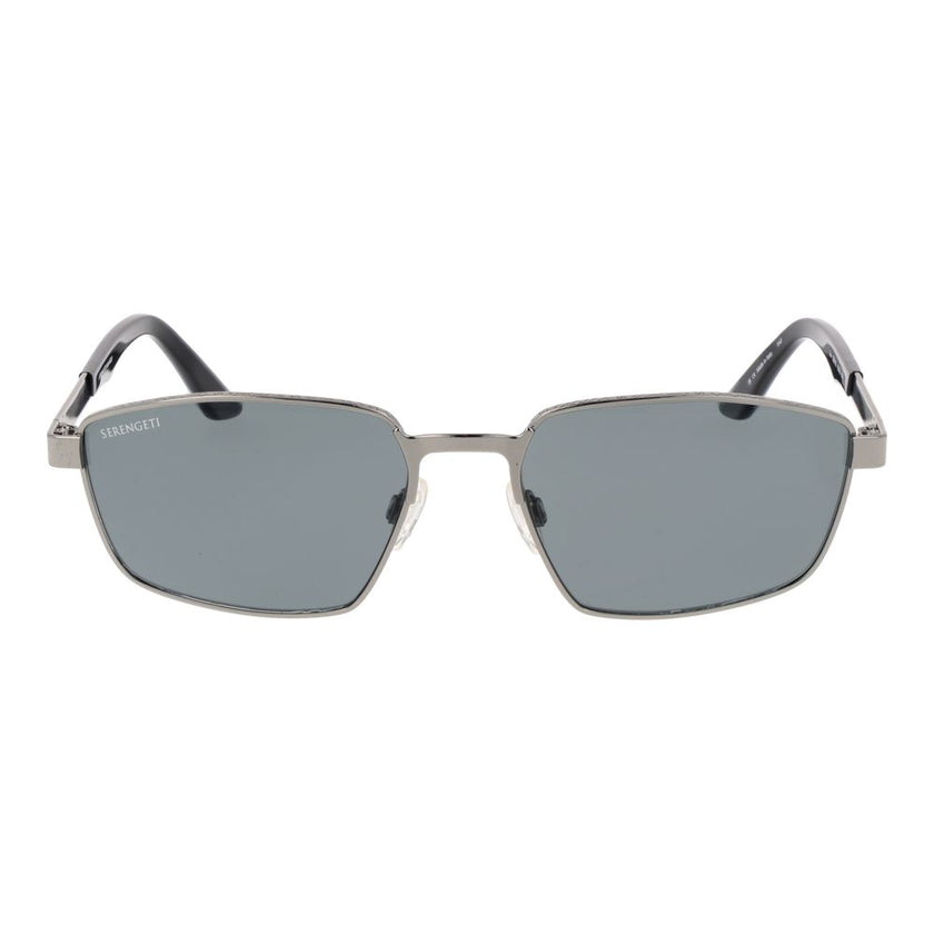 Serengeti Graue Sonnenbrille aus Metall