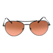 Serengeti schwarze Sonnenbrille aus Metall