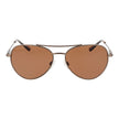 Serengeti Braune Sonnenbrille aus Metall