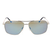 Serengeti Sonnenbrille aus silbernem Metall