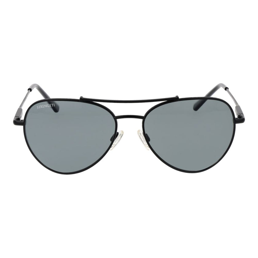 Serengeti schwarze Sonnenbrille aus Metall