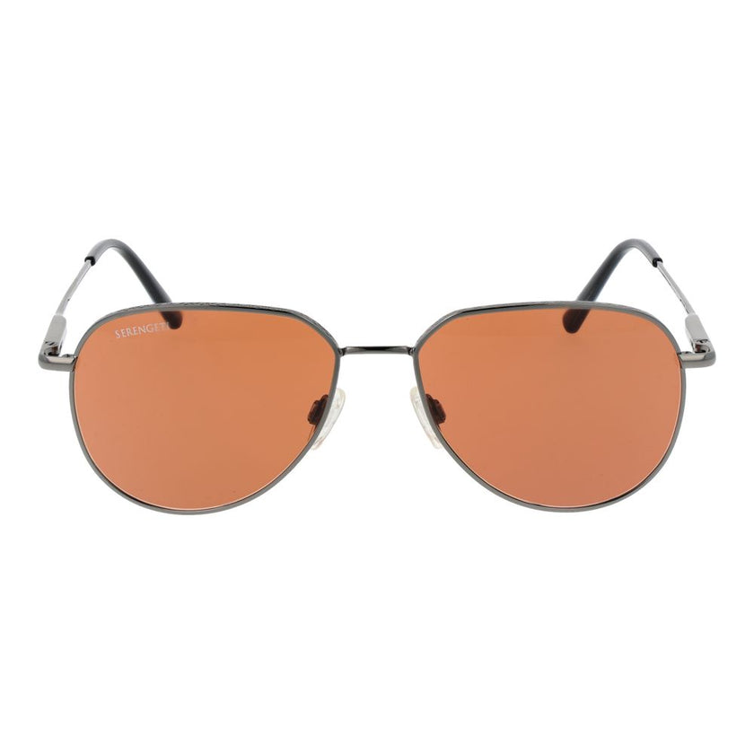 Serengeti Graue Sonnenbrille aus Metall