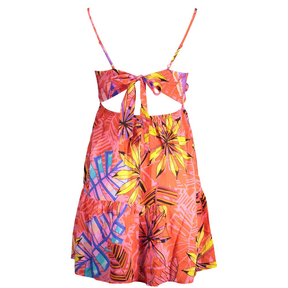 Desigual Rotes Damenkleid aus Polyester