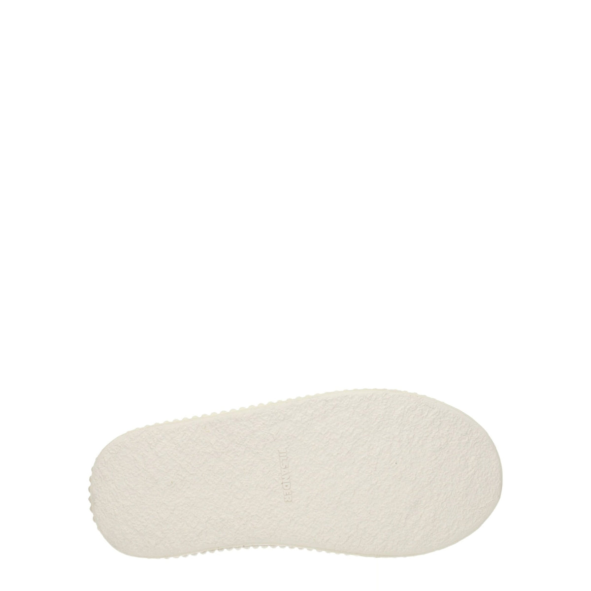 Jil Sander Weiße Stoff-Plateau-Sneaker