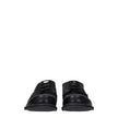 Dolce & Gabbana Schwarze Oxford- und Derby-Schuhe aus Leder