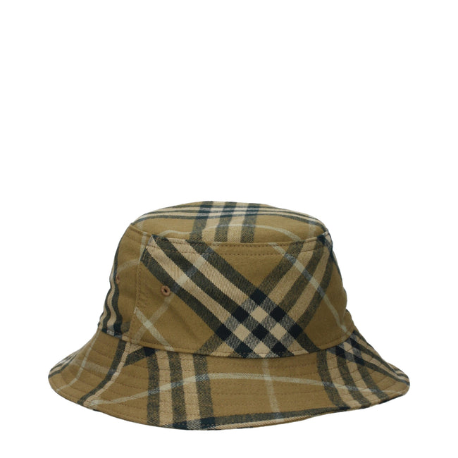 Burberry Grüne Baumwoll-Fischerhut