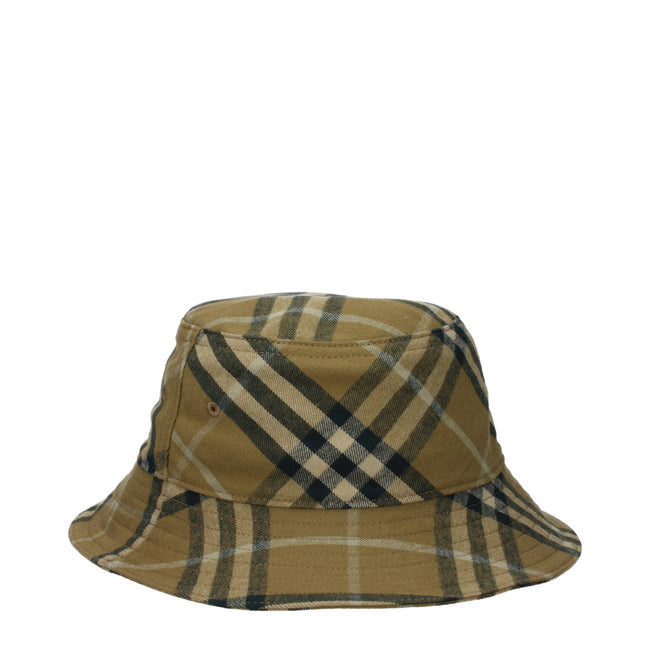 Burberry Grüne Baumwoll-Fischerhut