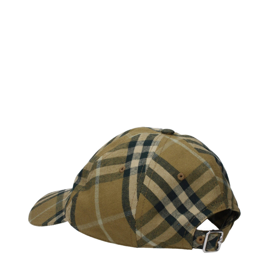 Burberry Grüne Baumwoll-Kappe (Baseball-Mütze)