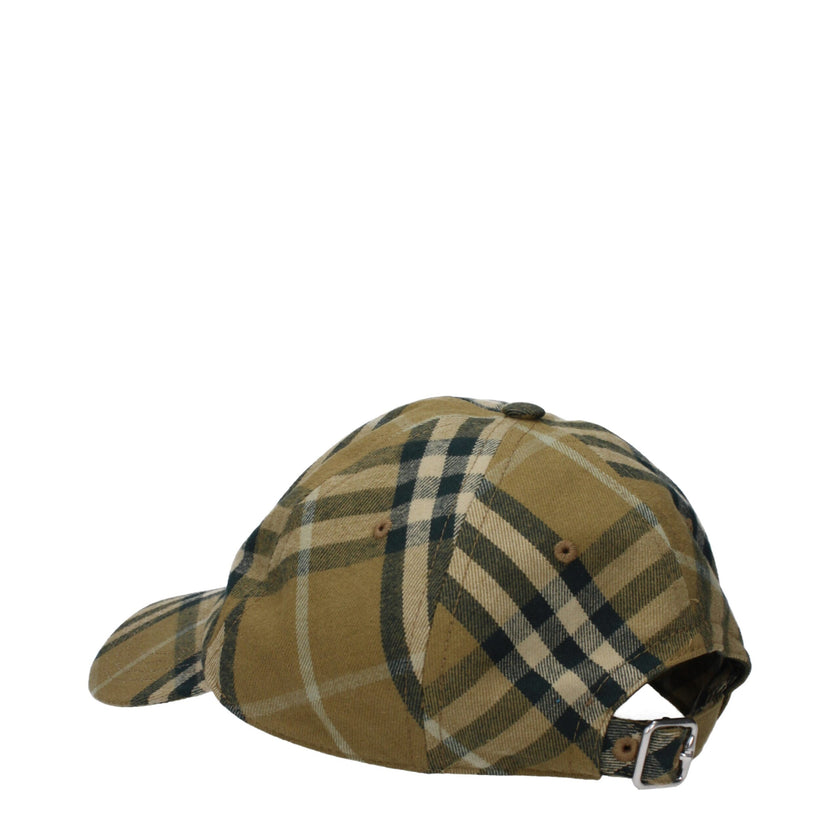 Burberry Grüne Baumwoll-Kappe (Baseball-Mütze)