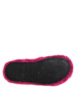 Dolce & Gabbana Rosa Acryl Kunstfell Herren Flats Sandalen Schuhe