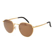 Serengeti Sonnenbrille aus Goldmetall