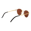 Serengeti Sonnenbrille aus Goldmetall
