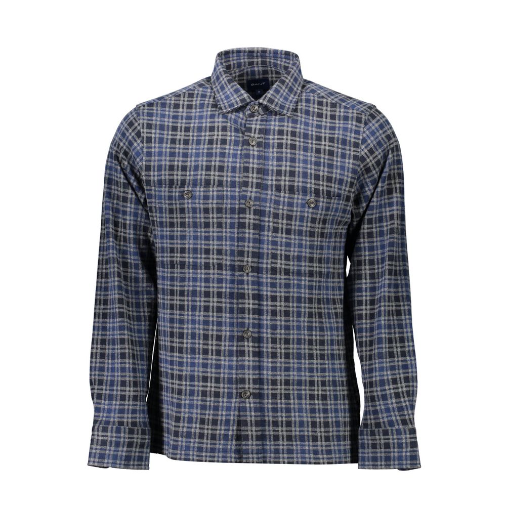 Gant Blue Cotton Shirt for Men