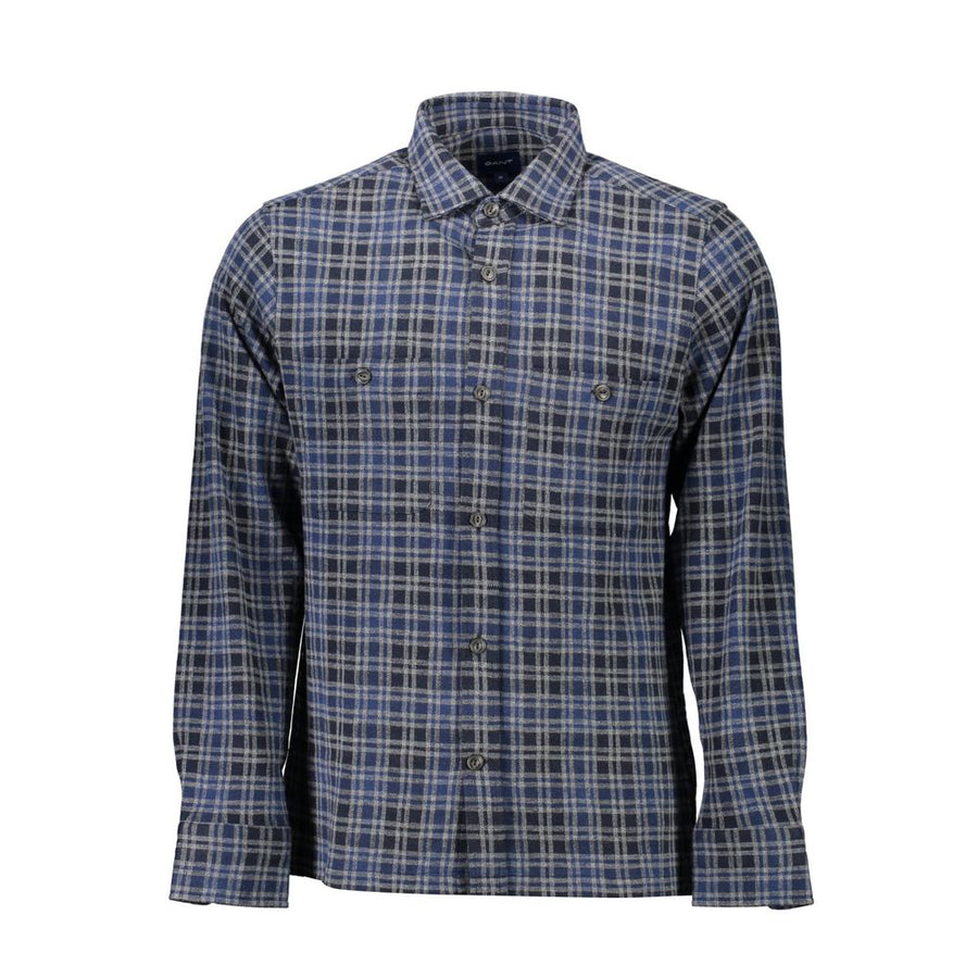 Gant Blue Cotton Shirt for Men