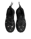 Dolce & Gabbana Schwarze Low Top Lace Up Trekking Sneakers Schuhe