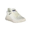 Blauer Weiße Herren-Sneaker aus Polyester
