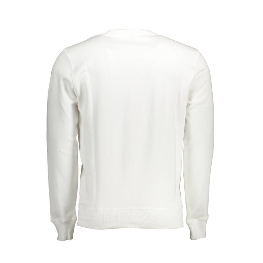 North Sails Weißes Herren-Sweatshirt aus Baumwolle