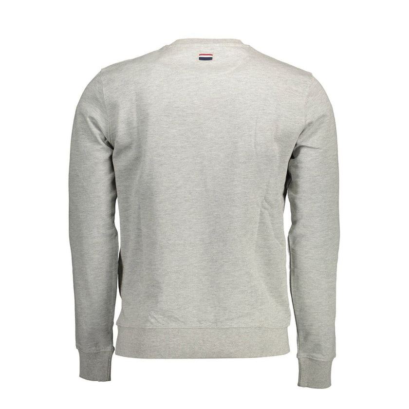 U.S. POLO ASSN. Graues Baumwoll-Sweatshirt für Herren