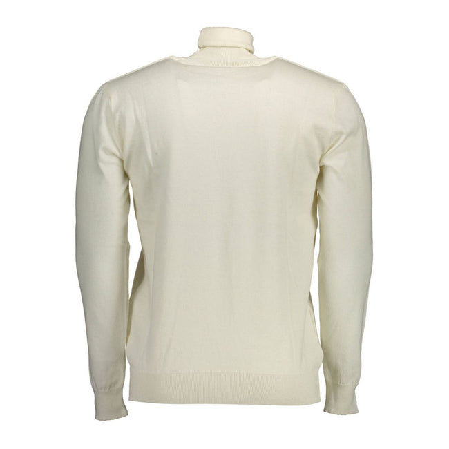 U.S. POLO ASSN. Weißer Herren-Pullover aus Baumwolle