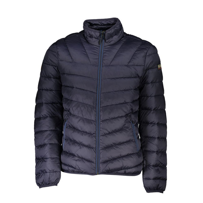 Napapijri Blaue Herrenjacke aus Polyamid