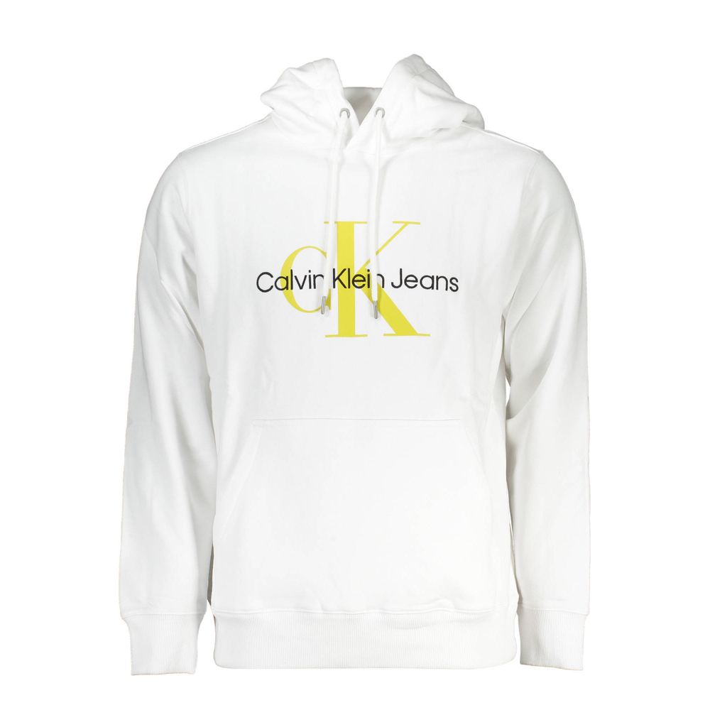 Calvin Klein Men's White Cotton Sweatshirt