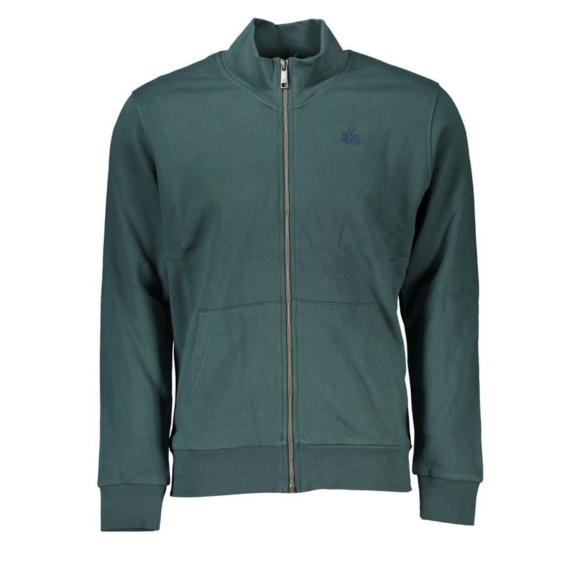 La Martina Verde Baumwoll-Sweatshirt für Herren
