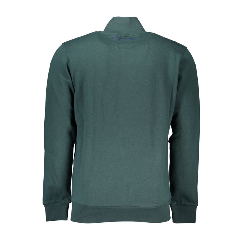 La Martina Verde Baumwoll-Sweatshirt für Herren
