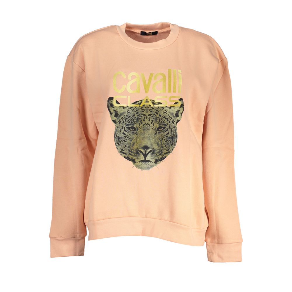 Cavalli Class Pink Polyester Women's Sweatshirt