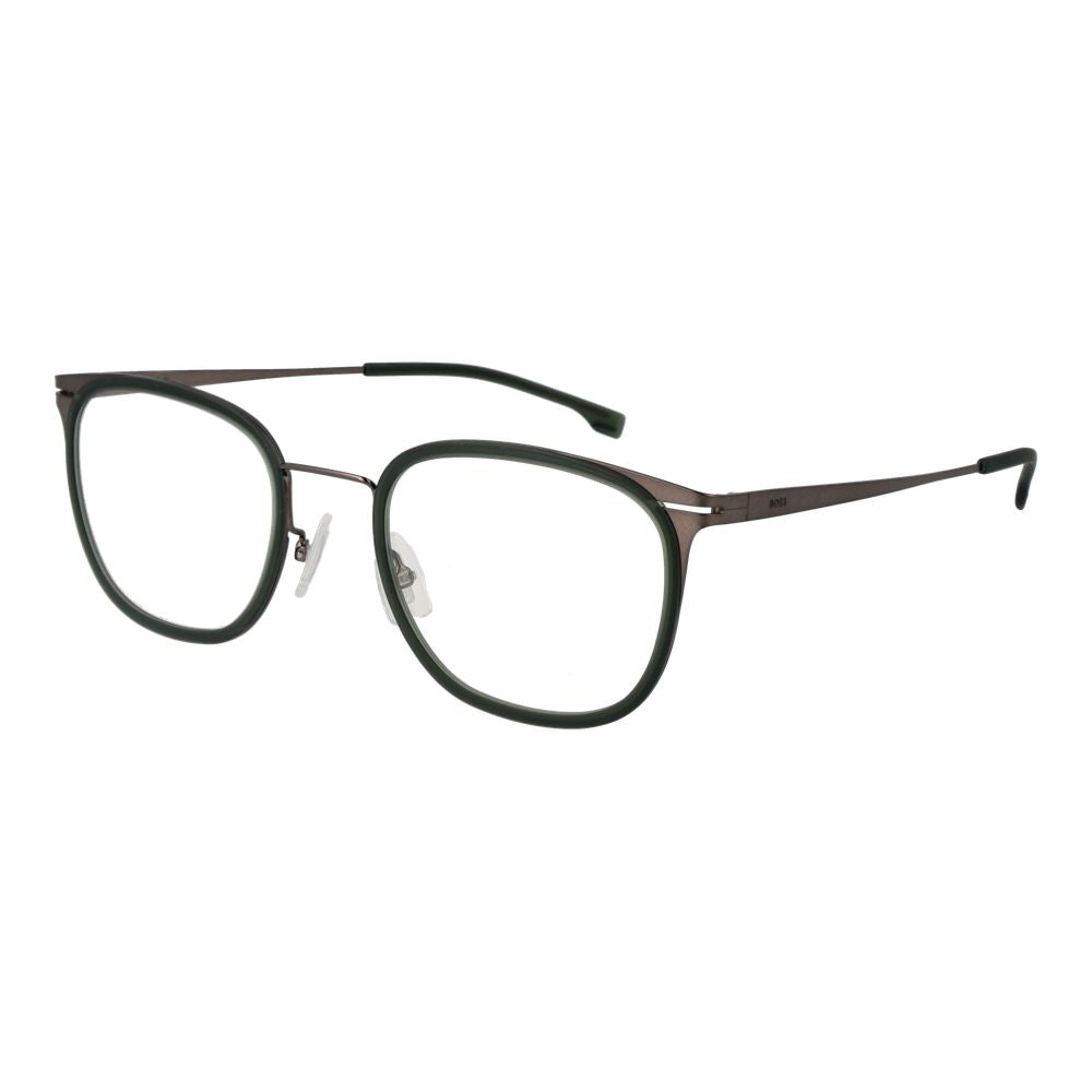 Hugo Boss Grüne Edelstahl-Brille (Gestelle)