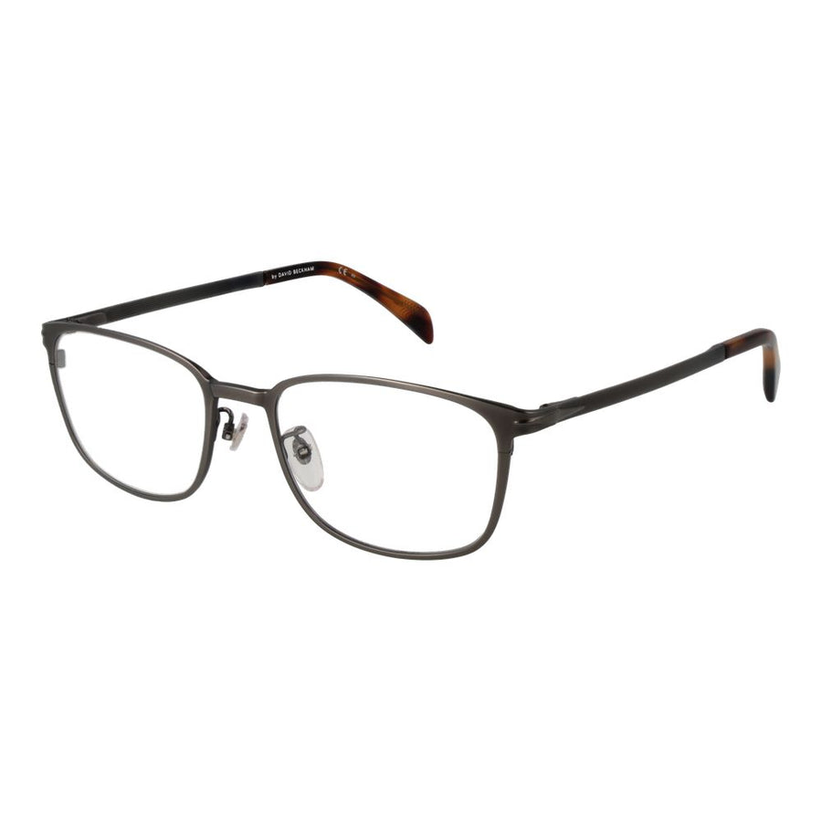 David Beckham Stainless Steel Gray and Silver Eyeglass Frames