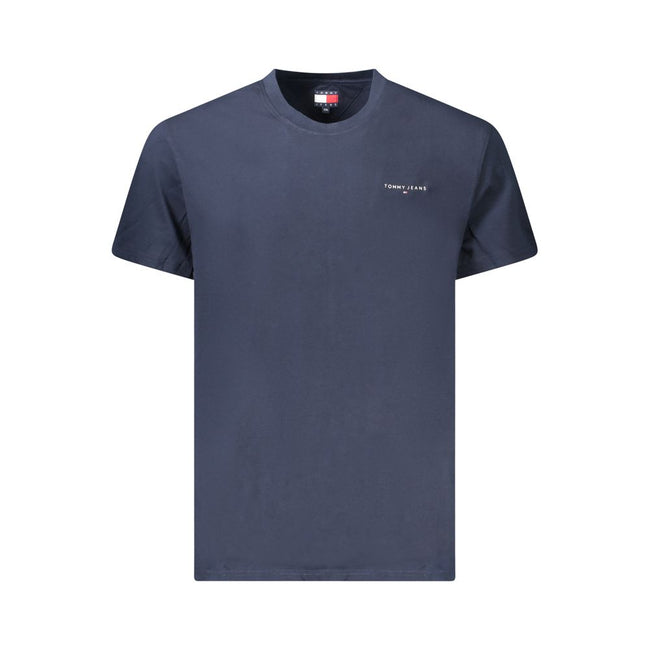 Tommy Hilfiger Blaues Baumwoll-T-Shirt für Herren