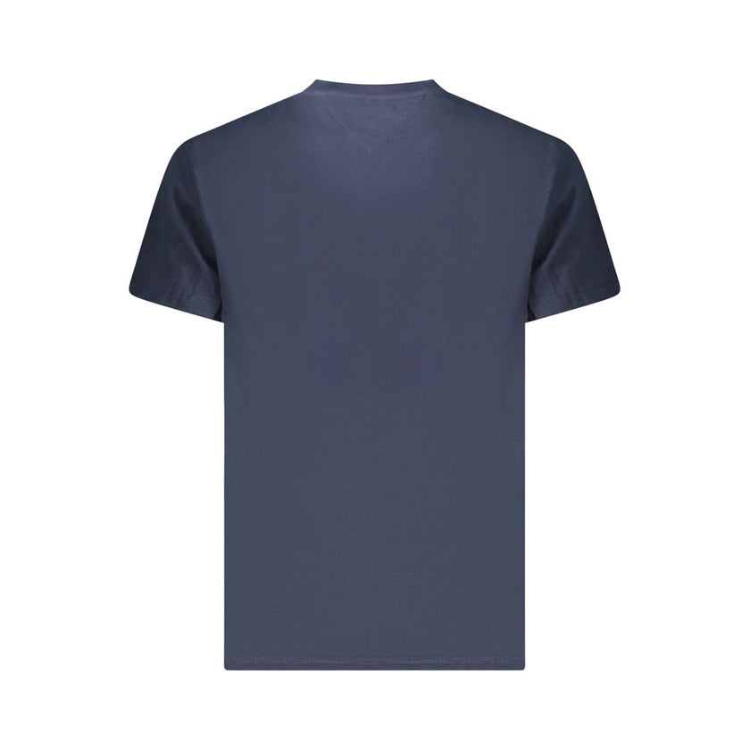 Tommy Hilfiger Blaues Baumwoll-T-Shirt für Herren