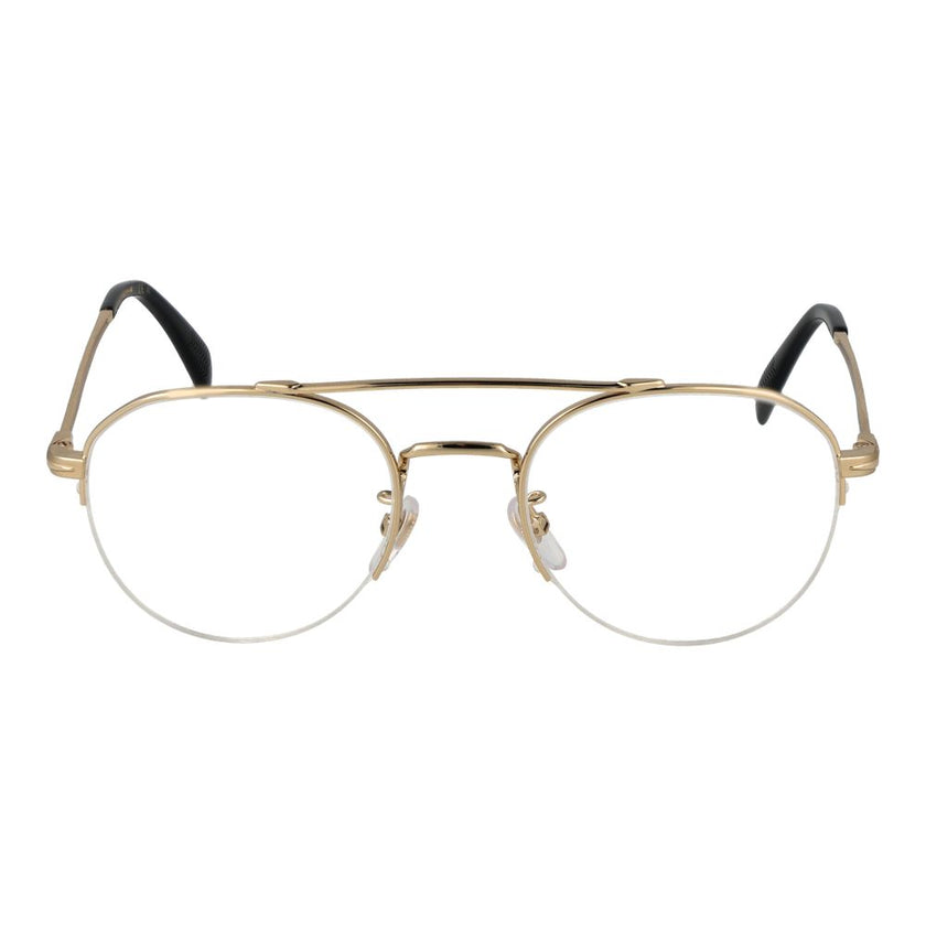 David Beckham Brille aus Goldmetall (Fassung)